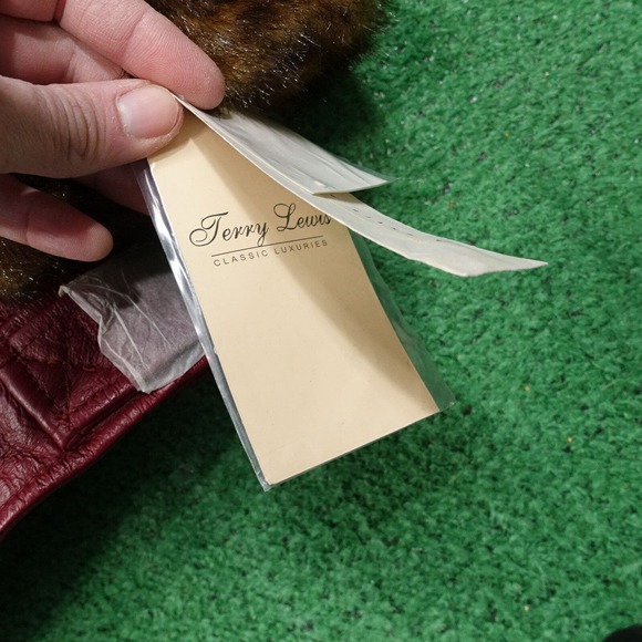 NWT TERRY LEWIS CLASSIC LUXURIES RED LEATHER COAT JACKET WOMENS SIZE M NEW! - Picture 5 of 11